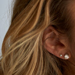 The Lyra Moissanite Studs | 1 Carat (2 TCW)
