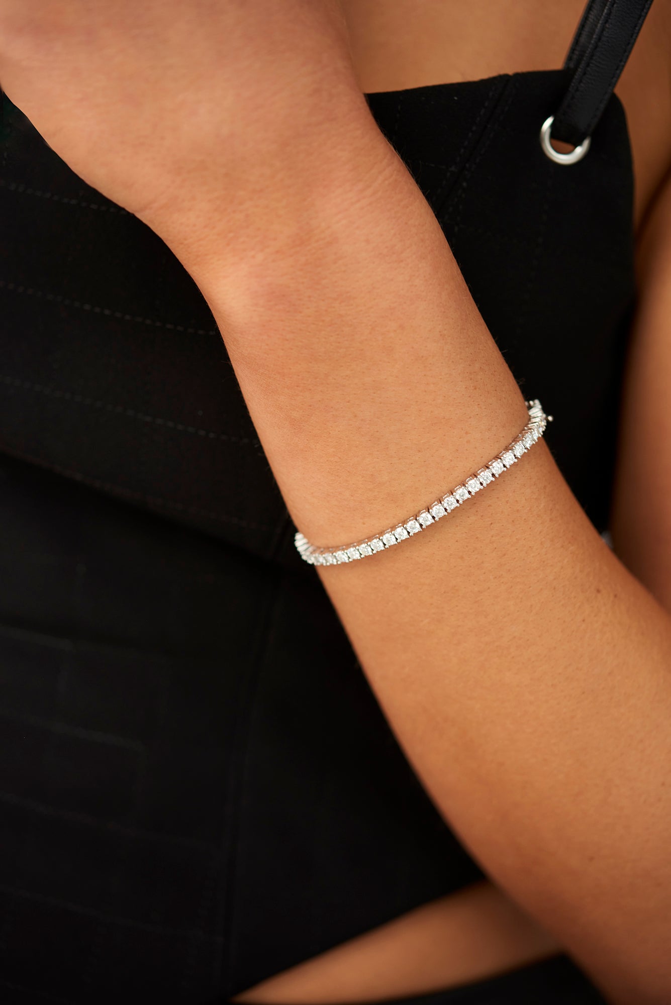 The Lyra Moissanite Tennis Bracelet