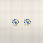 Luna Mini Moissanite Stud Earrings
