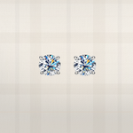 Luna Mini Moissanite Stud Earrings
