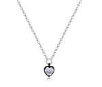 Renaissance Heart Cut Moissanite Necklace