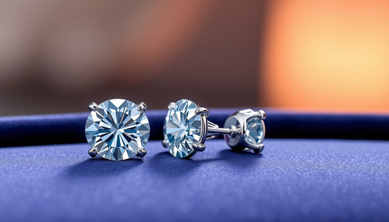 Dazzling Moissanite Earrings: The Perfect Blend of Sparkle and Elegance