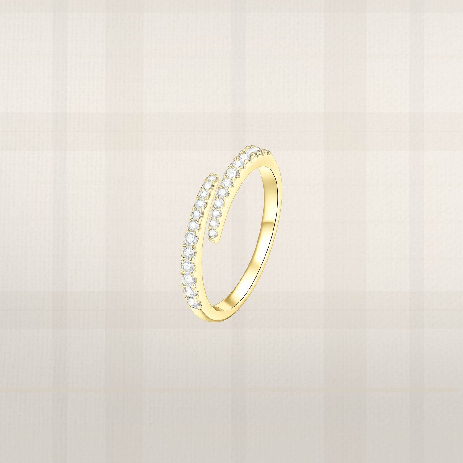The Sienna Twist Ring - Adjustable Size