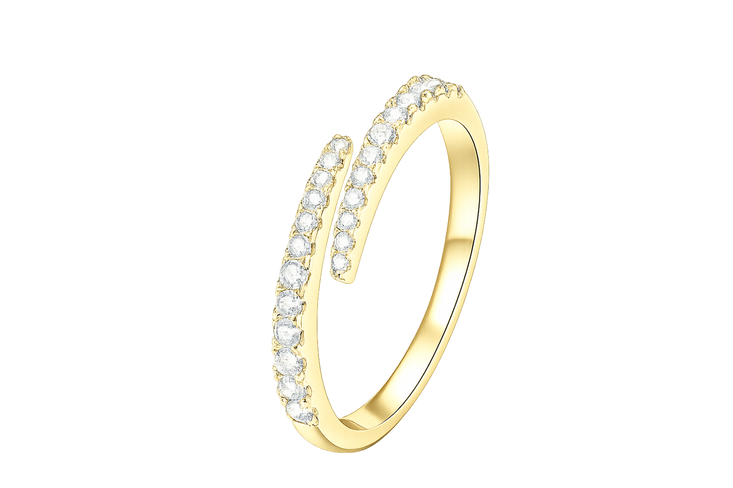The Sienna Twist Ring - Adjustable Size